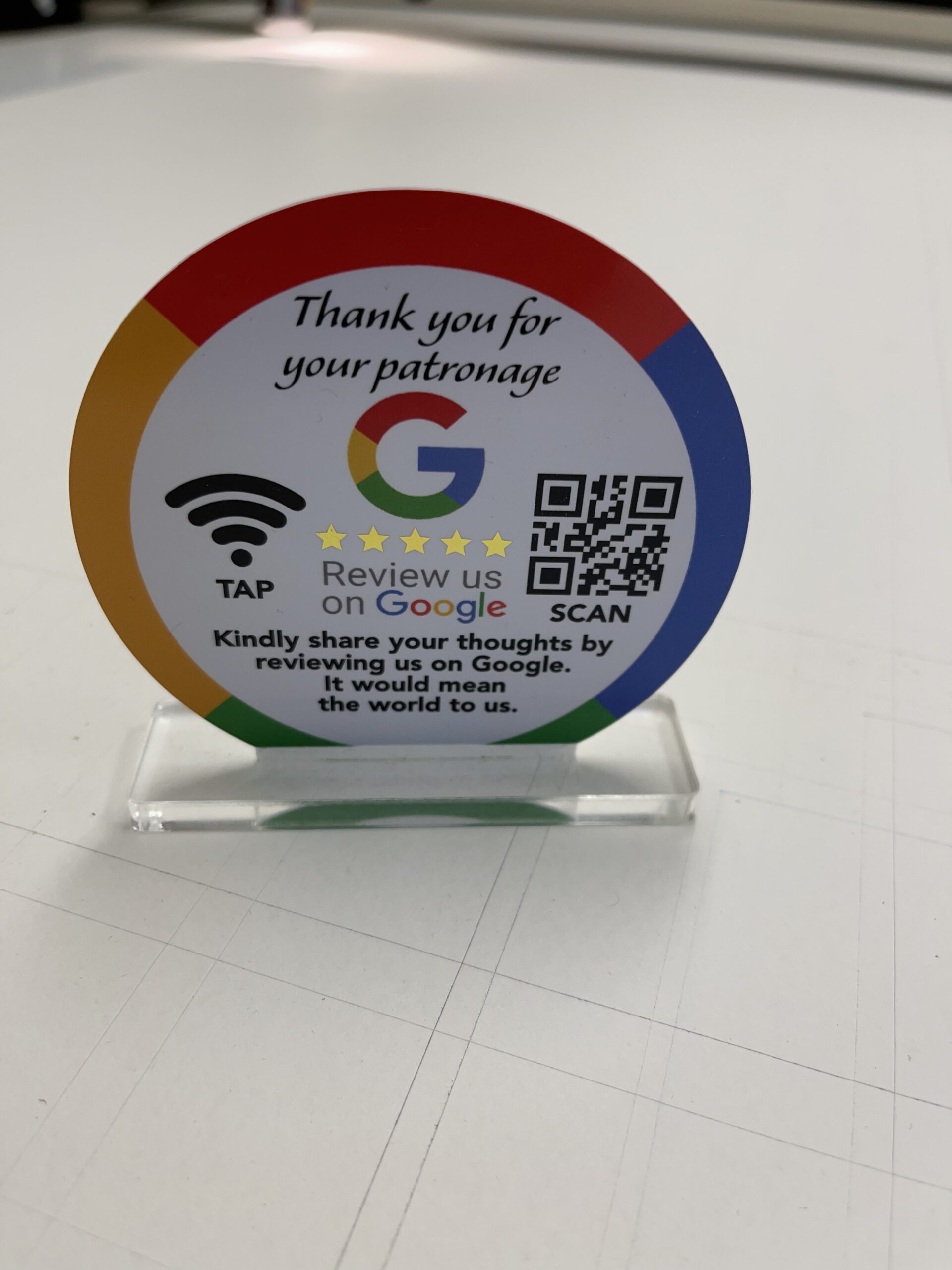 ReviewLink Google Table Token